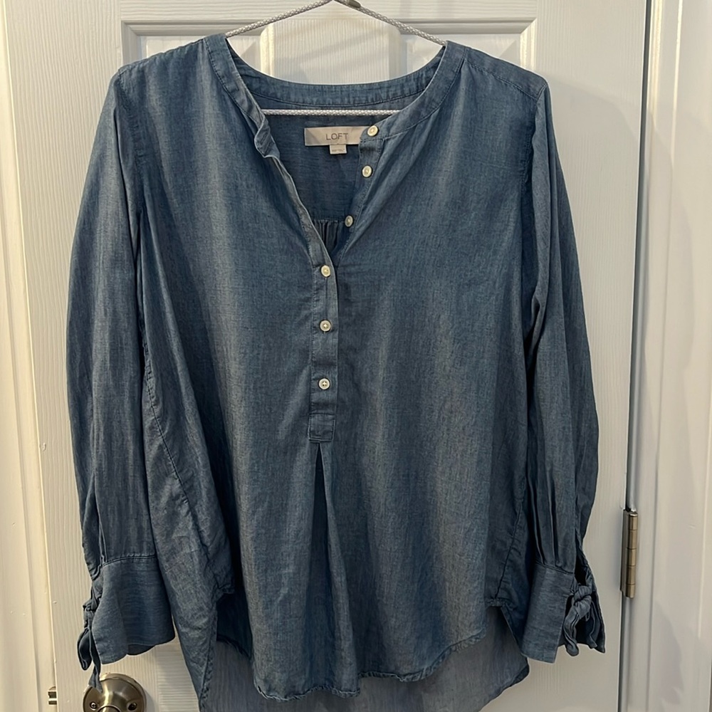 Loft chambray Tops